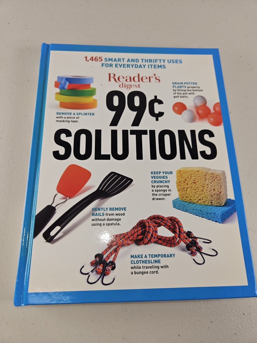 Reader's Digest 99¢ Solutions Hardcover Book - Blue